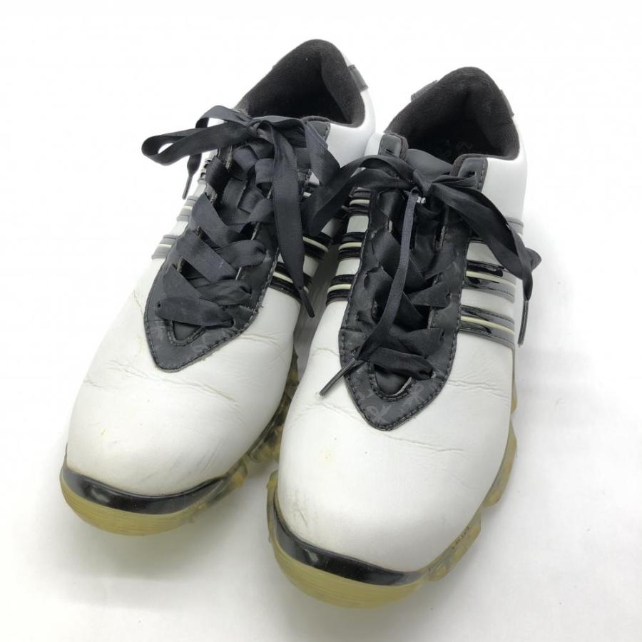 adidas（アディダス） ゴルフシューズ 白×黒 EVG791003 レディース 24