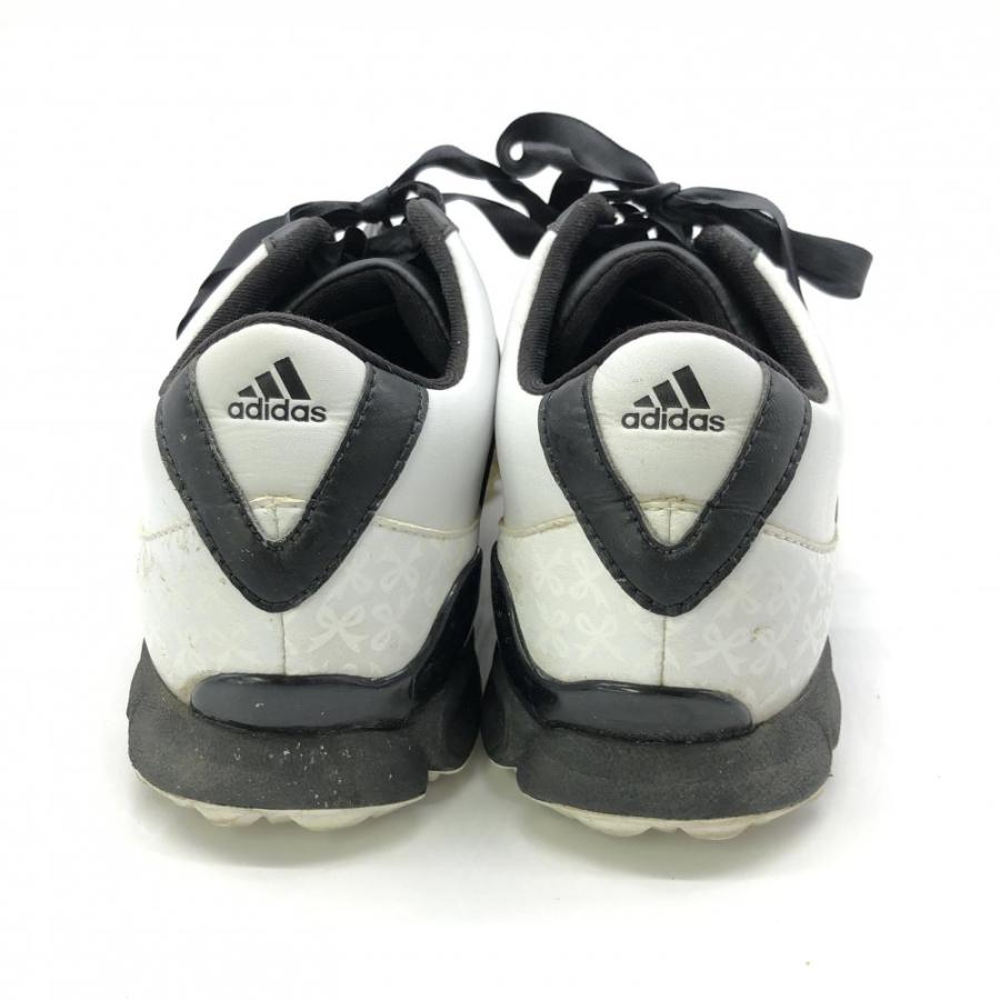 adidas（アディダス） ゴルフシューズ 白×黒 EVG791003 レディース 24