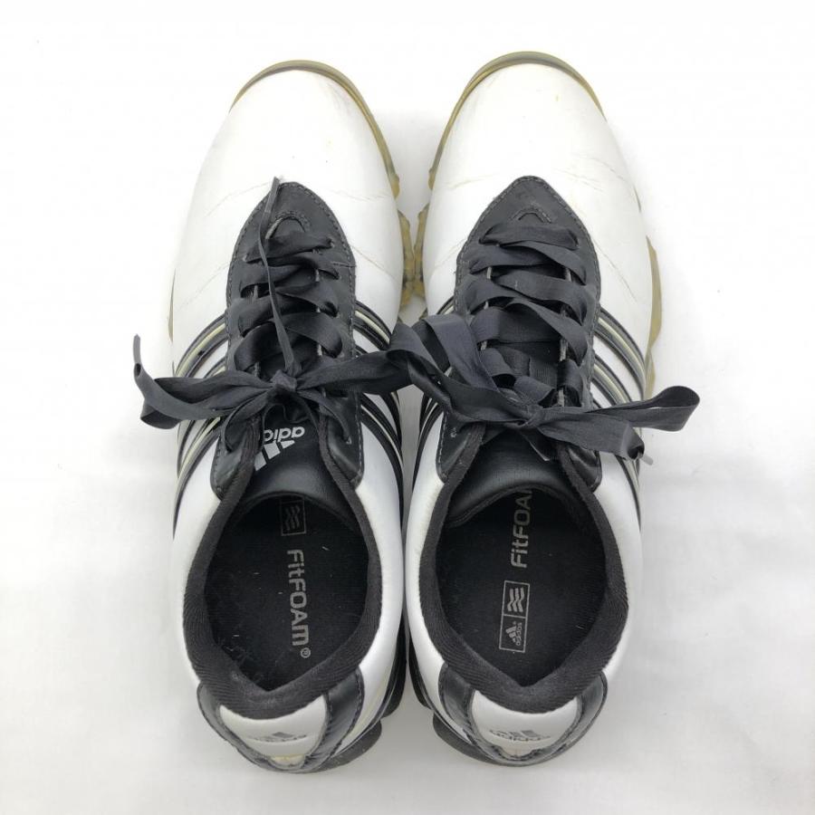 adidas（アディダス） ゴルフシューズ 白×黒 EVG791003 レディース 24