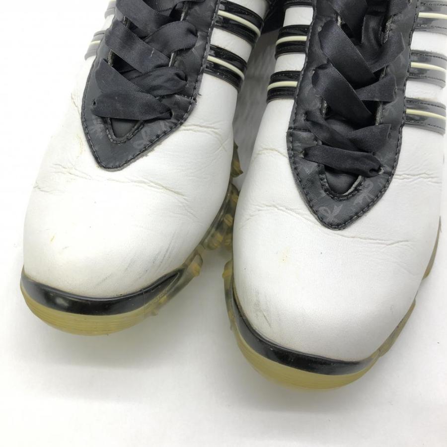 adidas（アディダス） ゴルフシューズ 白×黒 EVG791003 レディース 24
