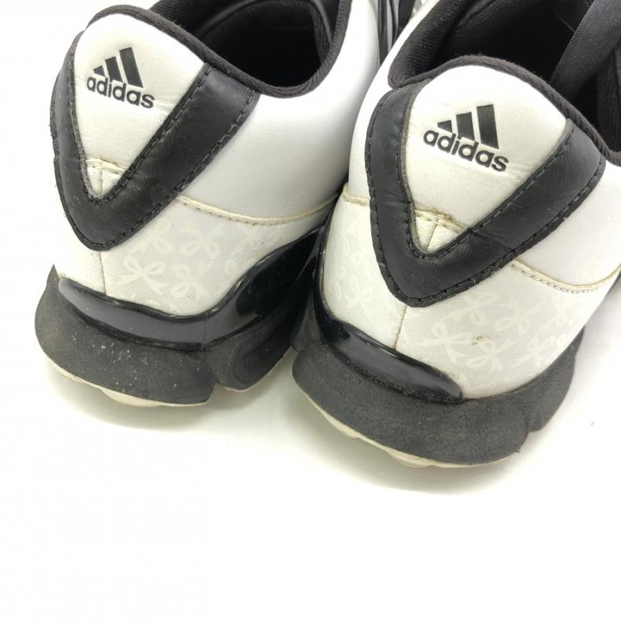 adidas（アディダス） ゴルフシューズ 白×黒 EVG791003 レディース 24