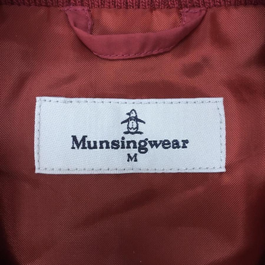 Munsingwear（マンシングウェア） 2WAY中綿ジャケット レッド 一部