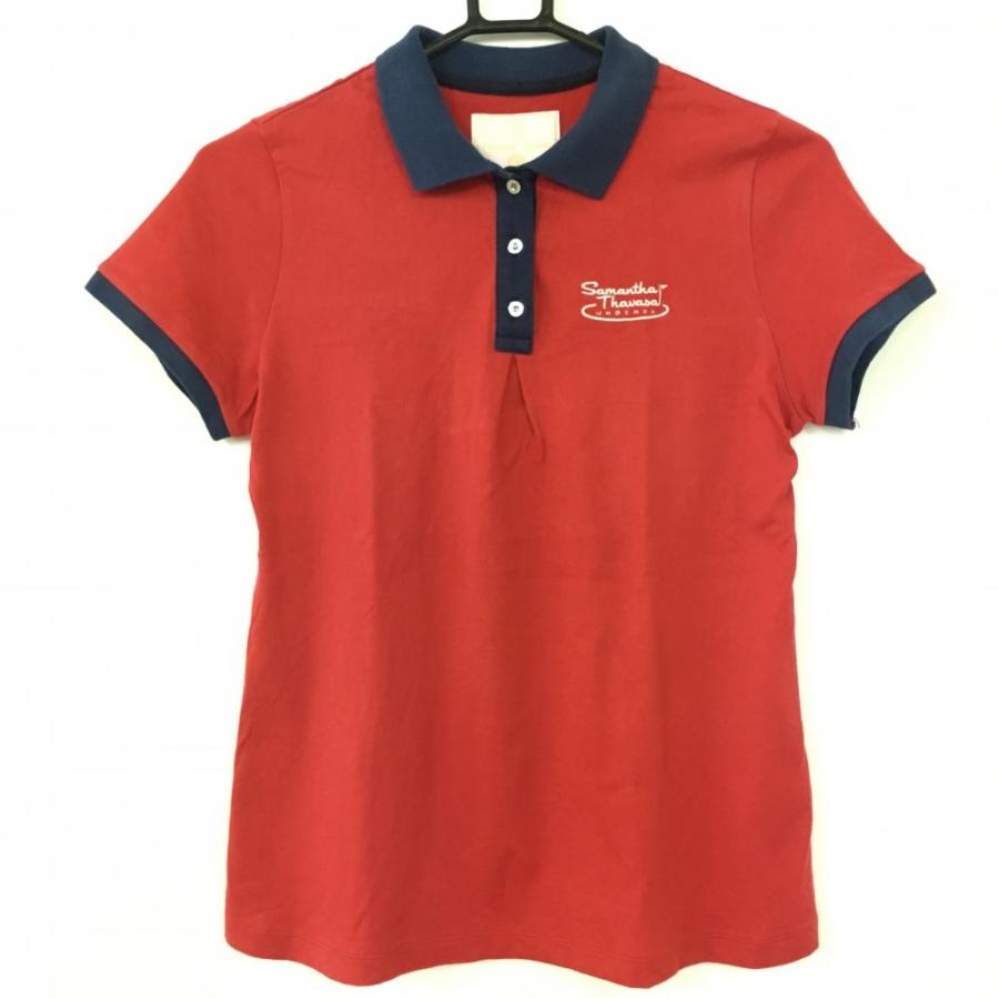 Samantha Thavasa（サマンサタバサ） UNDER25 半袖ポロシャツ レッド