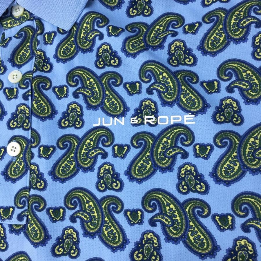 10%OFF価格／(超美品)JUN＆ROPE ジュンアンドロペ 半袖ポロシャツ