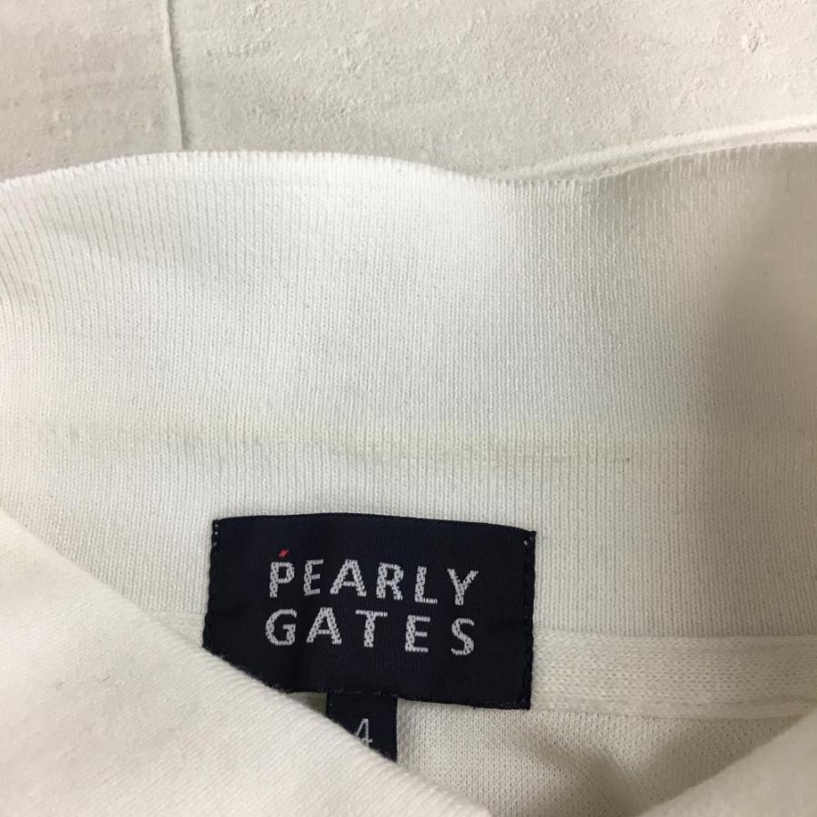 PEARLYGATES ニコちゃんブルゾン　サイズ4 PEARLY GATES パーリーゲイツ 裏起毛スウェットジップパーカー