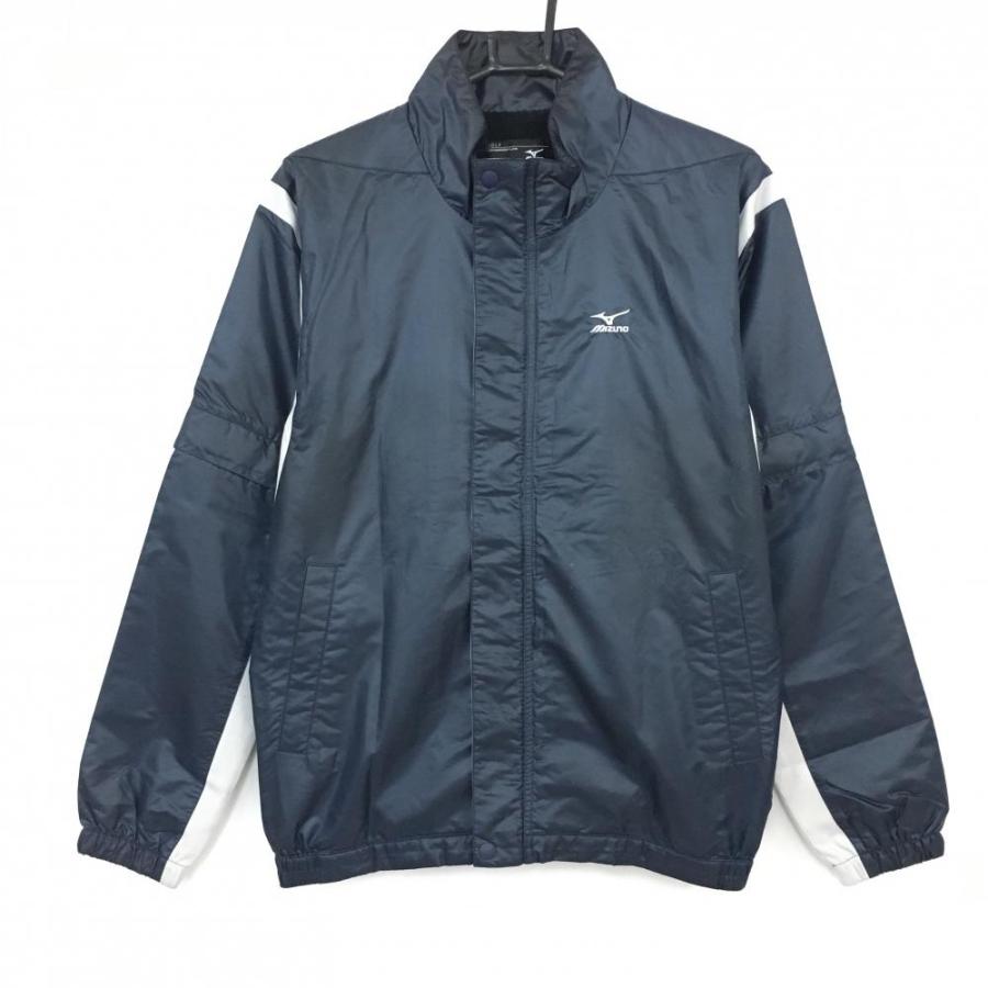 Mizuno ゴルフジャケット 2XL ネイビー MIZUNO（ミズノ） 2WAYジャケットブルゾン ネイビー×ライトグレー 袖