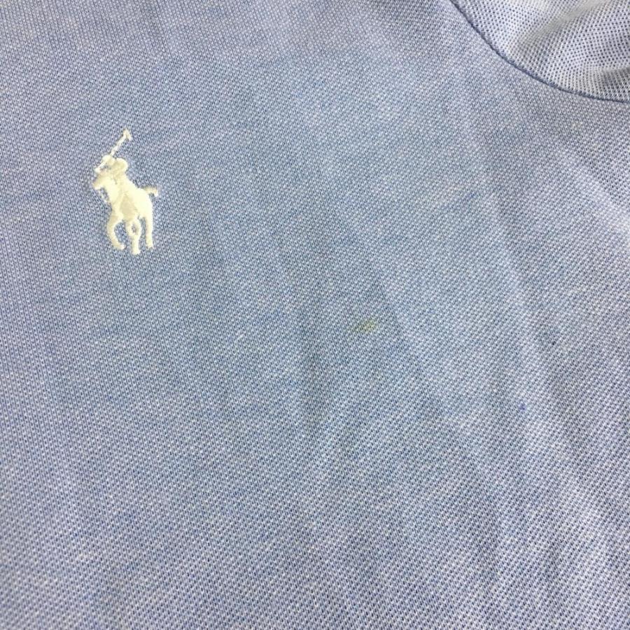 Polo Golf ライトブルー 長袖ポロシャツ ポロゴルフ ラルフローレン 長袖ポロシャツ ライトブルー×白