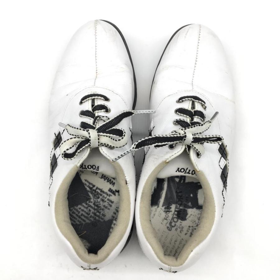 FootJoy（フットジョイ） ゴルフシューズ 白×黒 eCOMFORT 98522J 