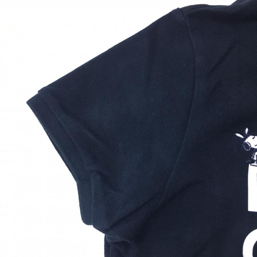 PEARLY GATES（パーリーゲイツ） 半袖ポロシャツ ネイビー×白