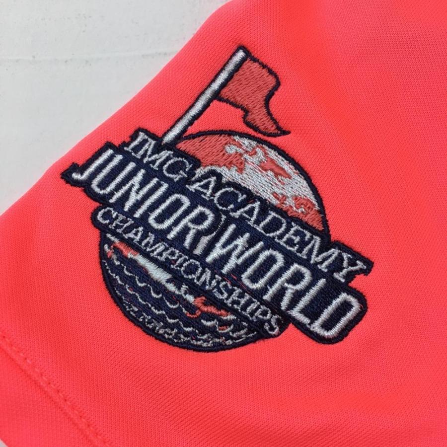 adidas アディダス 半袖ポロシャツ 蛍光ピンク ジュニア キッズ