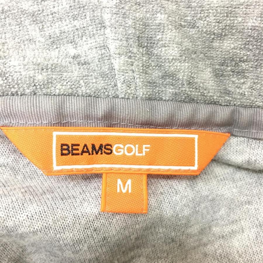 BEAMS（ビームス） ビームスゴルフ 半袖パーカー グレー パイル生地