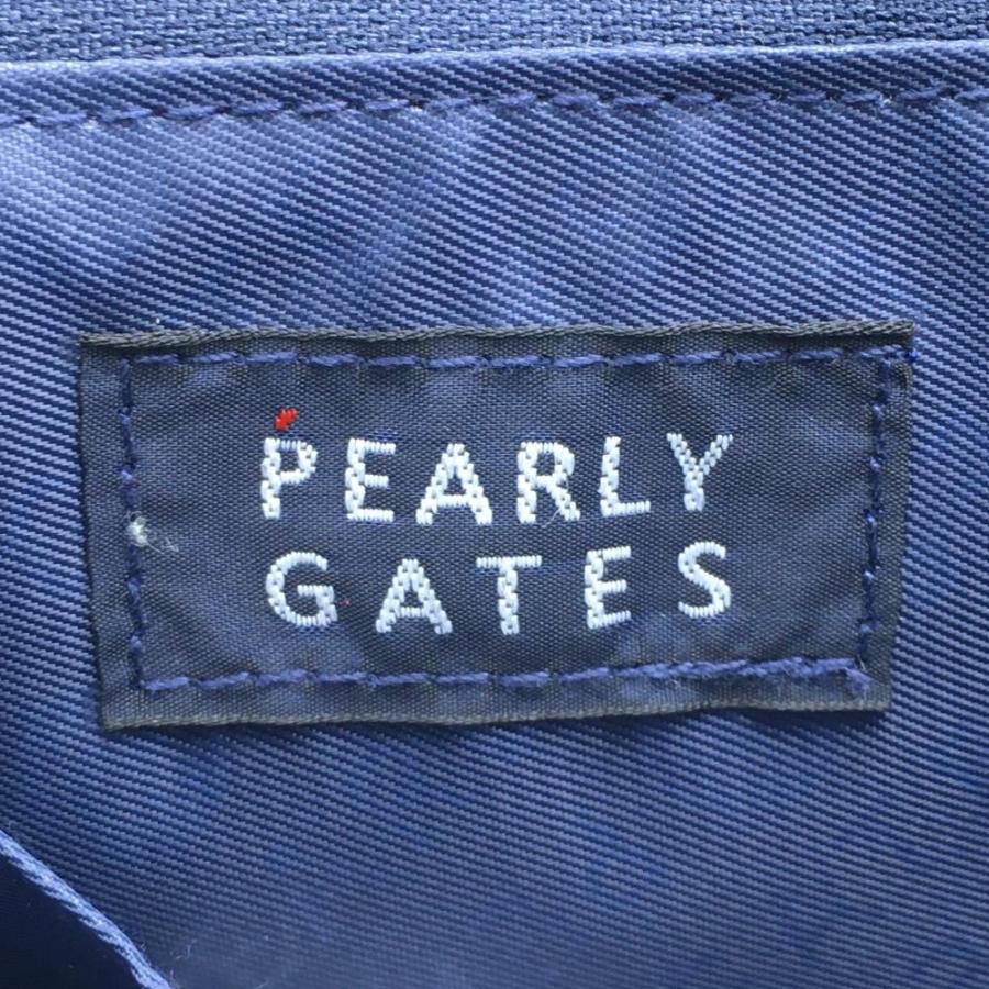 PEARLY GATES パーリーゲイツ カートバッグ ネイビー×白 ニコ PEARLY GATES パーリーゲイツ カートバッグ ネイビー×白 ニコ