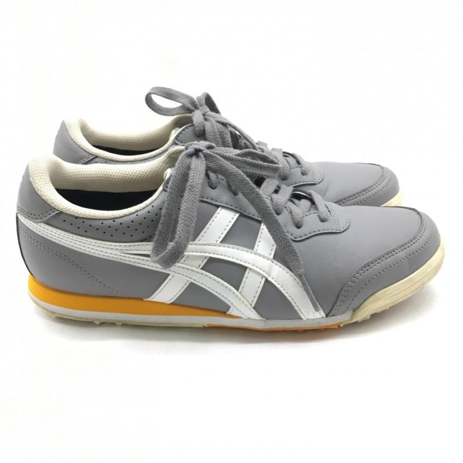 ASICS（アシックス） スパイクレスゴルフシューズ グレー×白 TGN915