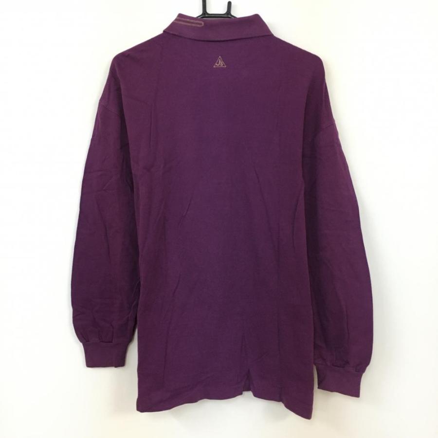 ジャンボ尾崎　j's ゴルフ　長袖ポロシャツ サイズL ジェイズ 長袖ポロシャツ パープル ジャンボ尾崎 メンズ LL