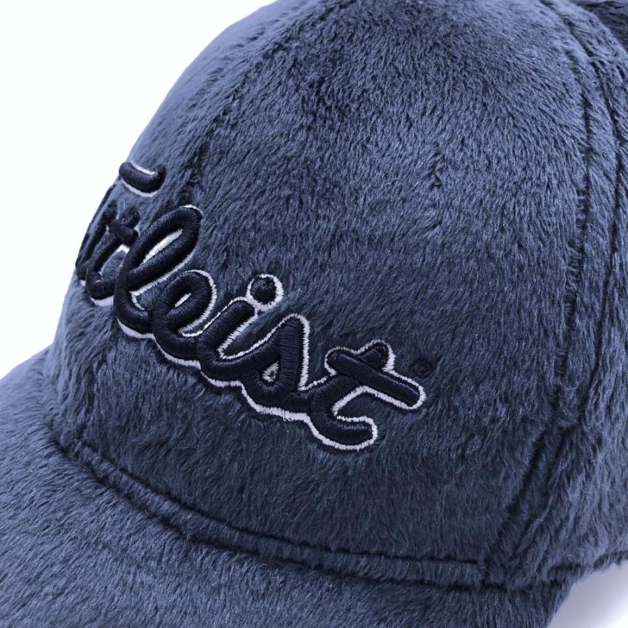Titleist タイトリスト キャップ ネイビー ボア 立体ロゴ刺しゅう 