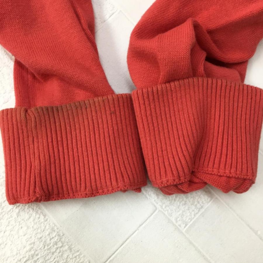 Jack Bunny!!（ジャックバニー） 中綿ニットジャケット レッド×白