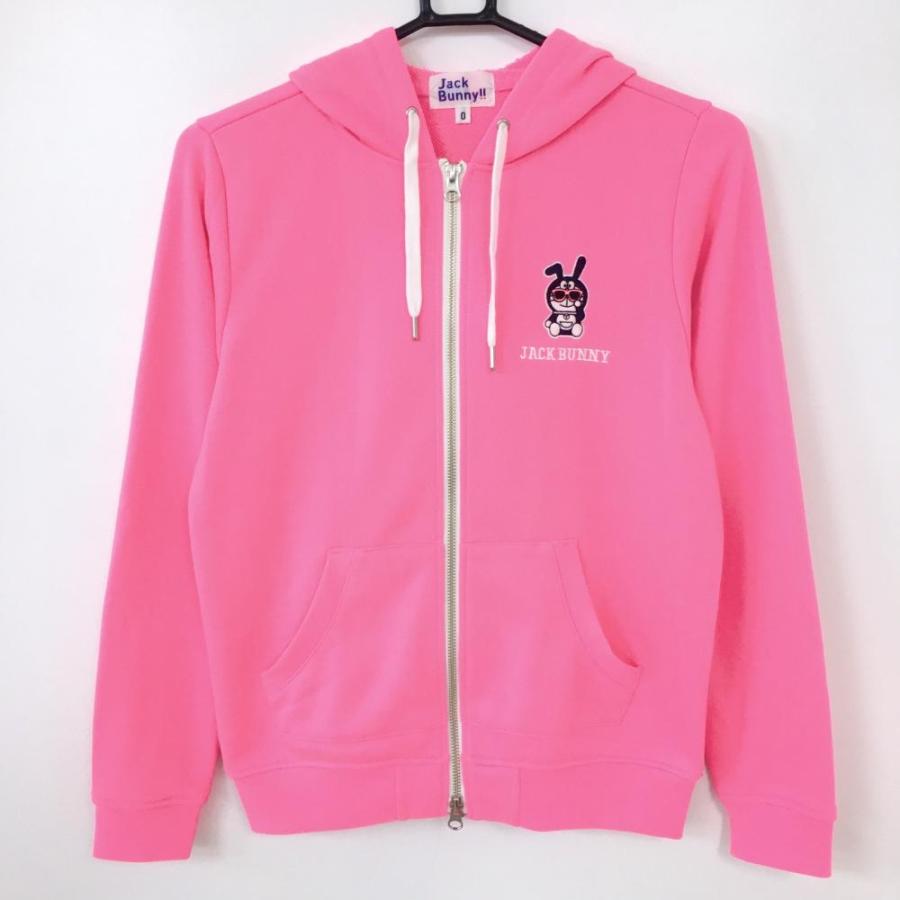 Jack Bunny!!（ジャックバニー） スウェットパーカー ピンク