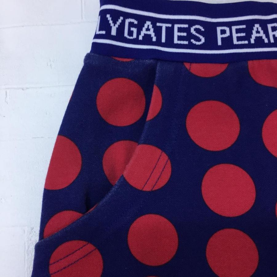 PEARLY GATES（パーリーゲイツ） スウェットスカート ネイビー×レッド