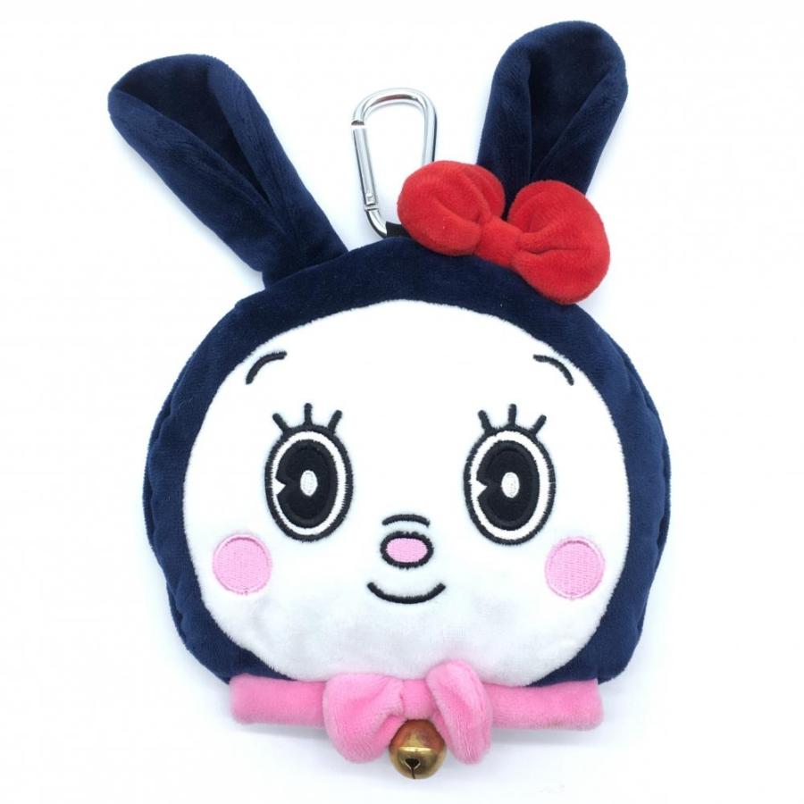 Jack Bunny!! ジャックバニー ドラミちゃん ポーチ 白×ネイビー Jack Bunny!! ジャックバニー ドラミちゃん ポーチ 白×ネイビー