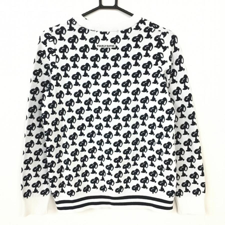 美品♡パーリーゲイツ♡ニット♡スヌーピー♡グレー♡コットン100%♡S PEARLY GATES パーリーゲイツ ×PEANUTS 裏起毛 スウェットトレーナー