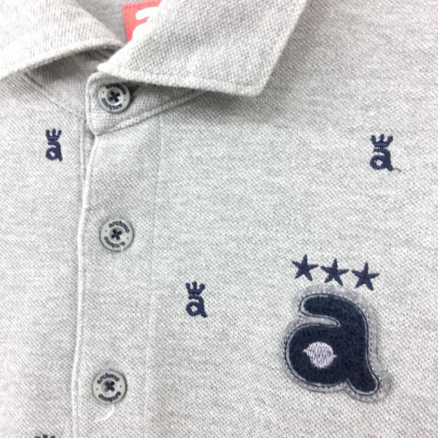 公式 ARCHIVIO アルチビオ パンツ ロゴ 総柄 ネイビー 46