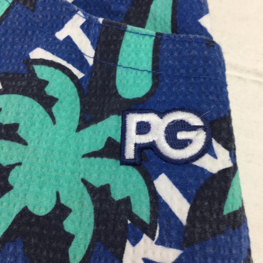 PEARLY GATES（パーリーゲイツ） スカート ネイビー×グリーン ヤシの木