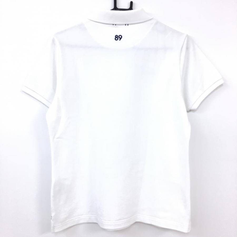 美品 パーリーゲイツ ポロシャツ 半袖 2 ホワイト レディース PEARLY GATES パーリーゲイツ 半袖ポロシャツ 白 シンプル