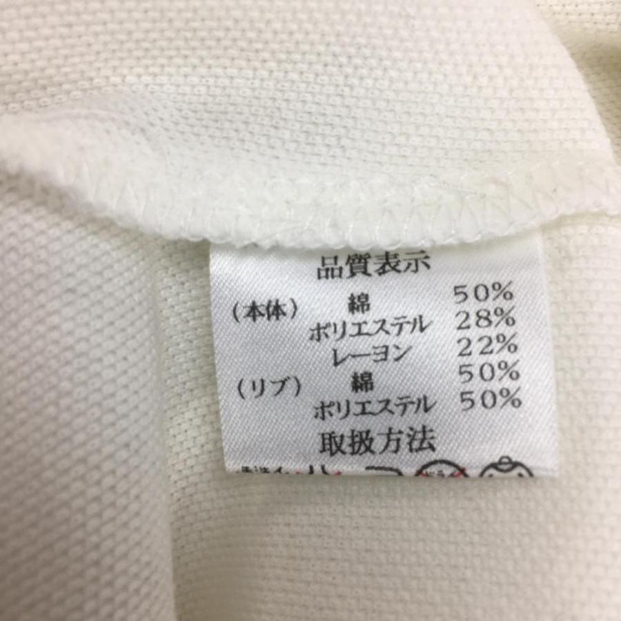 Russeluno ラッセルノ 半袖ポロシャツ 白×黒 バックプリント Russeluno ラッセルノ 半袖ポロシャツ 白×黒 バックプリント