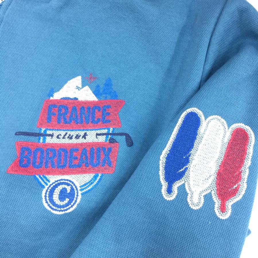 20%OFF価格／(美品)CLUNK クランク ブルゾン ブルー フルジップ 綿混