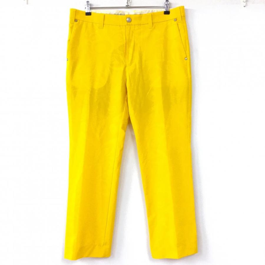 超美品)LOUDMOUTH ラウドマウス パンツ イエロー シャカデリック 総柄