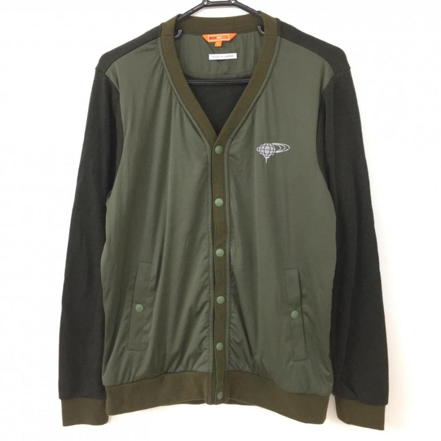 BEAMS GOLF ビームスゴルフ ニットジャケット　サイズL【未使用】 BEAMS GOLF ビームスゴルフ ニットジャケット グレー系 L ゴルフウェア