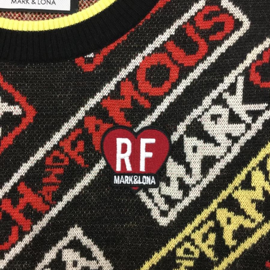 美品 mark&lona マークアンドロナ レディース ニット ゴルフウェア 極
