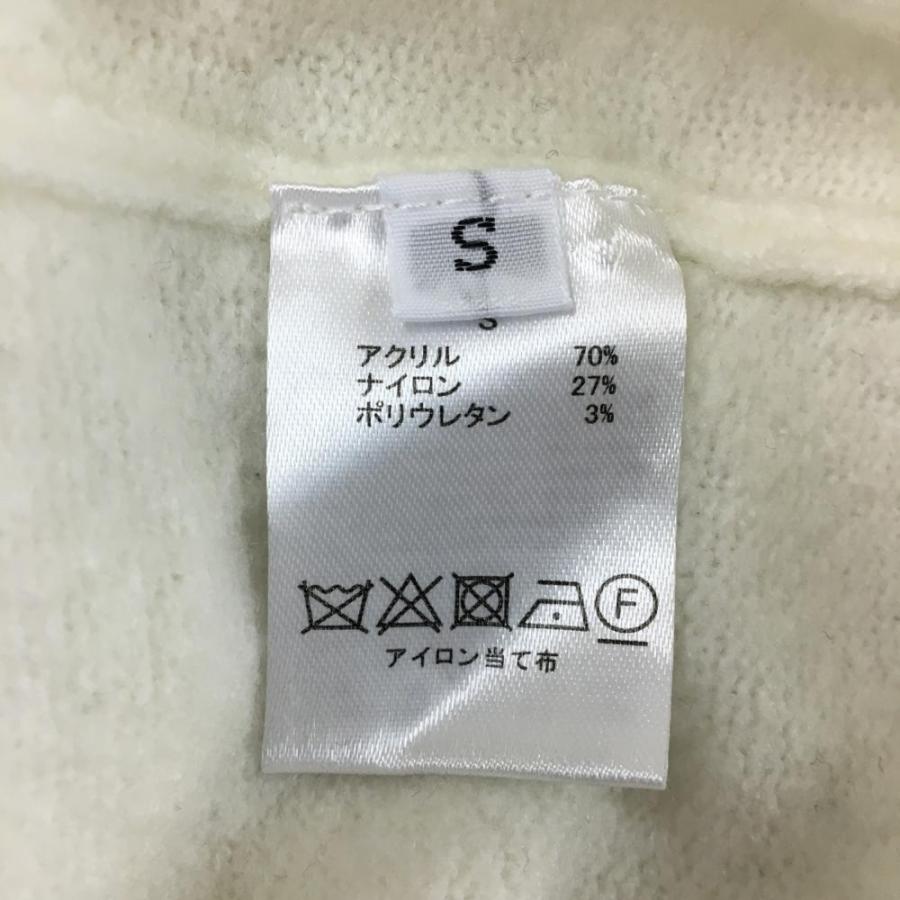 mirror9 ニット MIRROR9 ミラーナイン 長袖ニットセーター 白×黒 星 レディース S