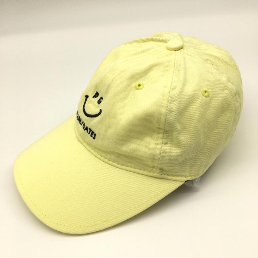 PEARLY GATES イエロースマイリーキャップ