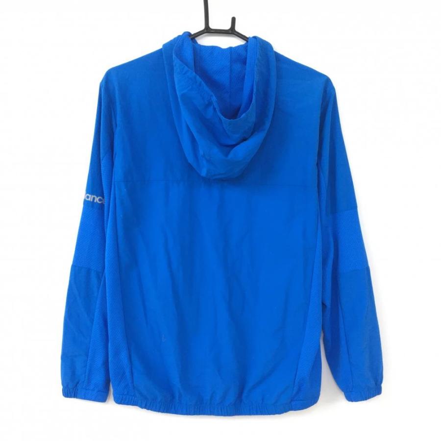 New Balance（ニューバランス） ジップパーカー ブルー×蛍光イエロー