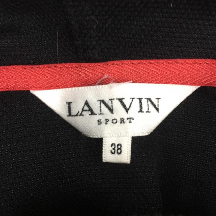 LANVIN（ランバン） ランバンスポール 半袖パーカー ダークネイビー×白 