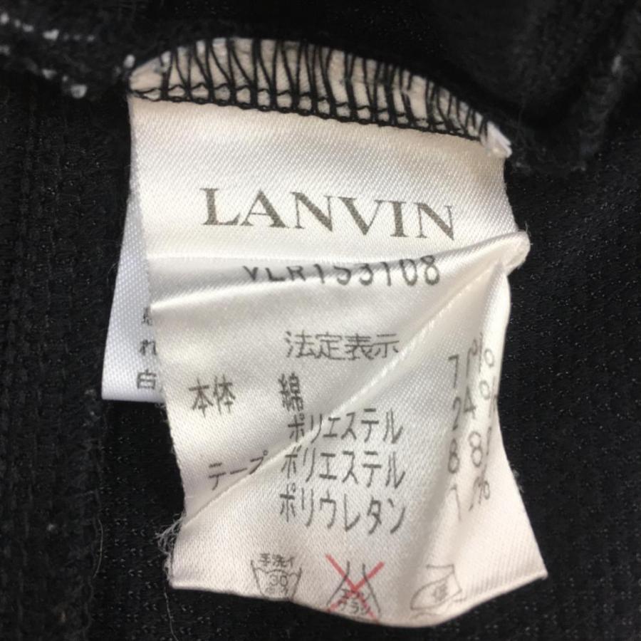 LANVIN（ランバン） ランバンスポール 半袖パーカー ダークネイビー×白 