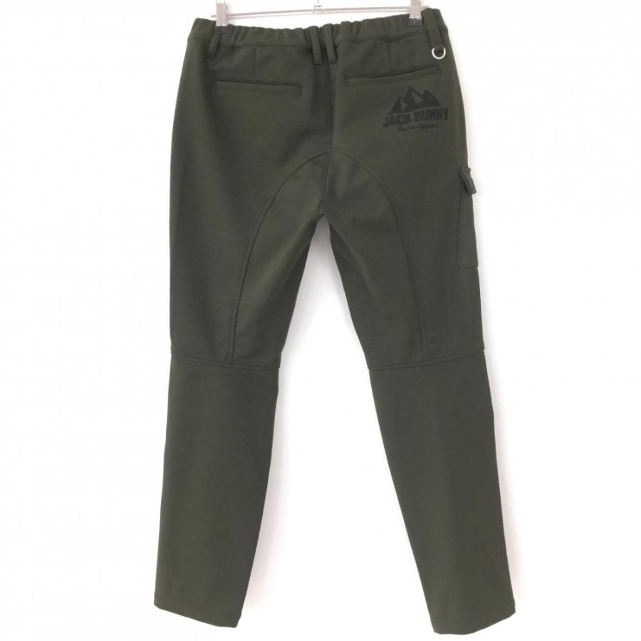 10%OFF価格／Jack Bunny ジャックバニー パンツ カーキ 裏起毛 厚手  