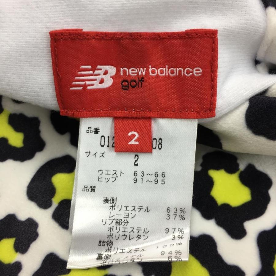 美品)New Balance ニューバランスゴルフ 中綿リバーシブルスカート 白 