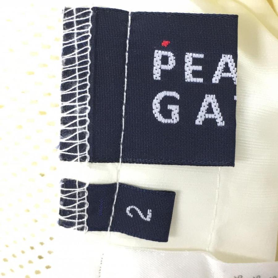 PEARLY GATES パーリーゲイツ 半袖プルオーバー アイボリー×レッド V