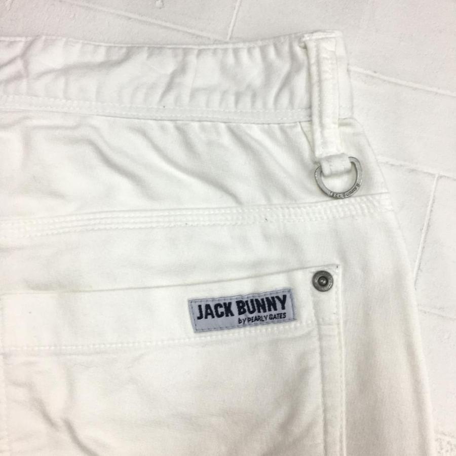 Jack Bunny!! ジャックバニー パンツ 白 シンプル コットン混