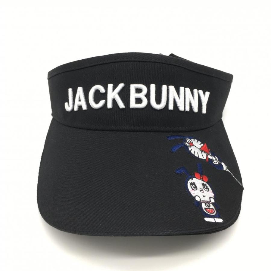 Jack Bunny!!（ジャックバニー） ドラえもん サンバイザー 黒 刺しゅう