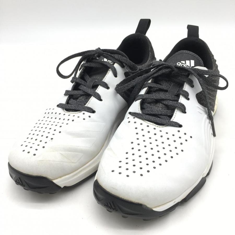 adidas アディダス ゴルフシューズ 白×グレー アディパワー adidas アディダス ゴルフシューズ 白×グレー アディパワー