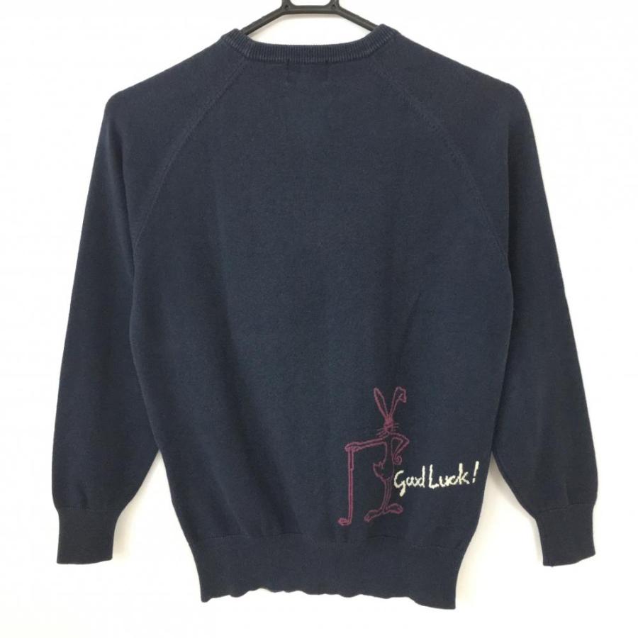 PEARLY GATES パーリーゲイツ トレーナー ネイビー 切替