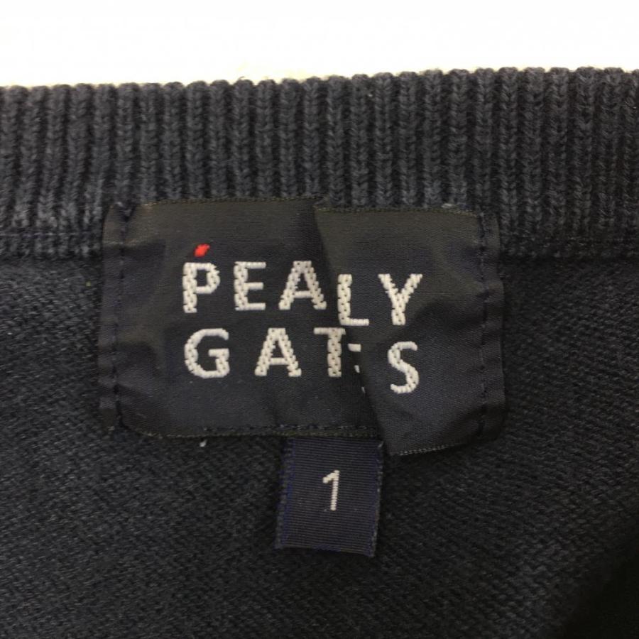 PEARLY GATES（パーリーゲイツ） トレーナー ネイビー 切替 コットン混