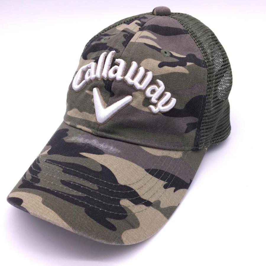 Callaway（キャロウェイ） メッシュキャップ カーキ×ベージュ 迷彩