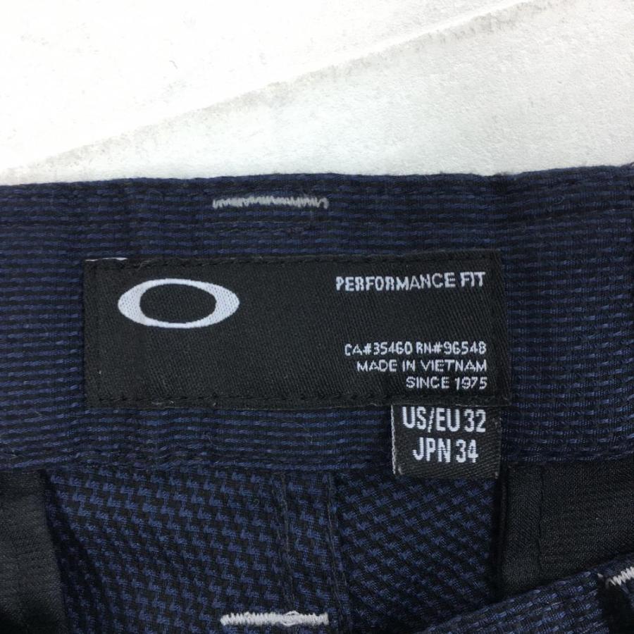 OAKLEY（オークリー） パンツ ネイビー スカル刺しゅう ピン装着可