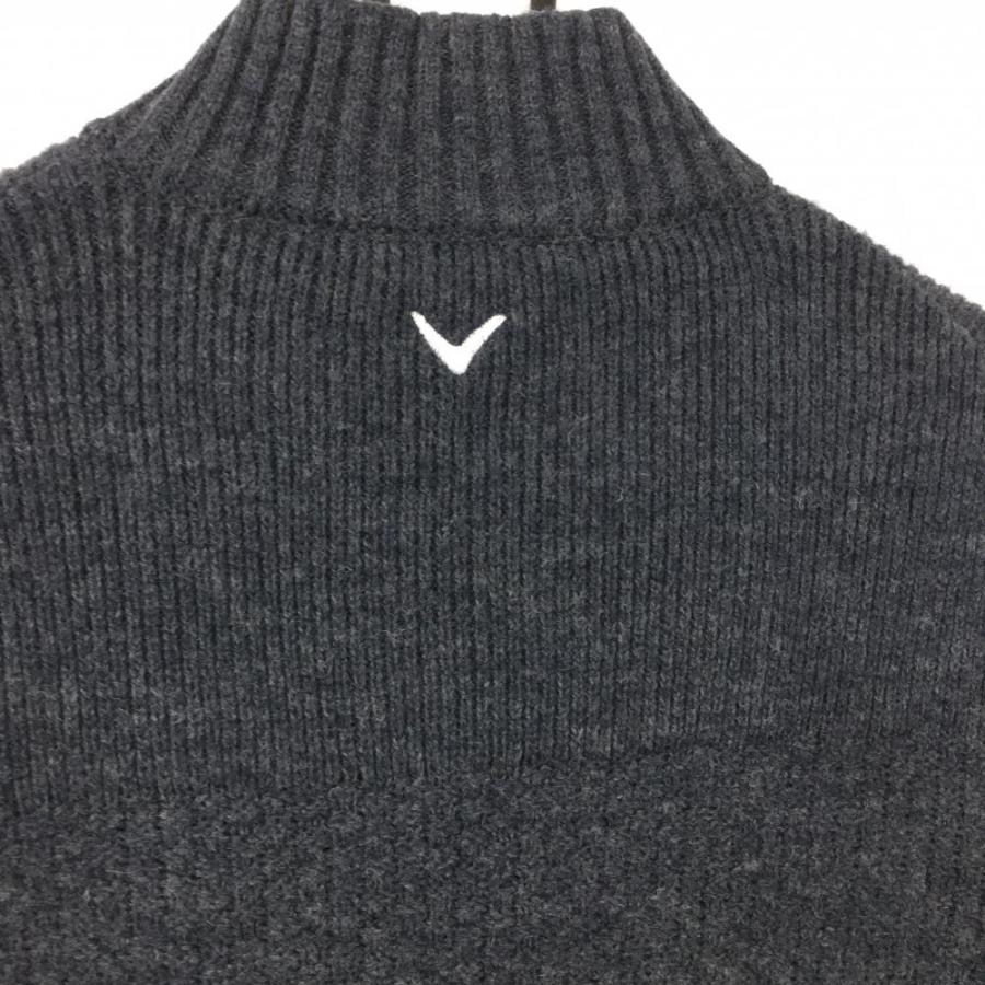 美品】Callaway キャロウェイ ニットジャケット グレー 裏地付き