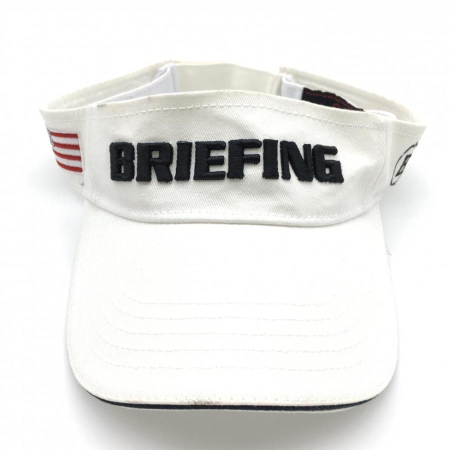 BRIEFING GOLF ブリーフィング サンバイザー オフホワイト×黒