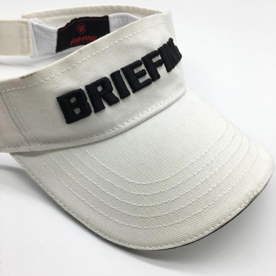 BRIEFING GOLF ブリーフィング サンバイザー オフホワイト×黒